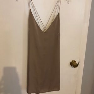 Satin slip dress